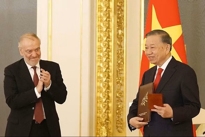 Tổng Bí thư, Chủ tịch nước Tô Lâm nhận Giải thưởng Hòa bình Quốc tế Lev Tolstoy năm 2026 tại Liên bang Nga