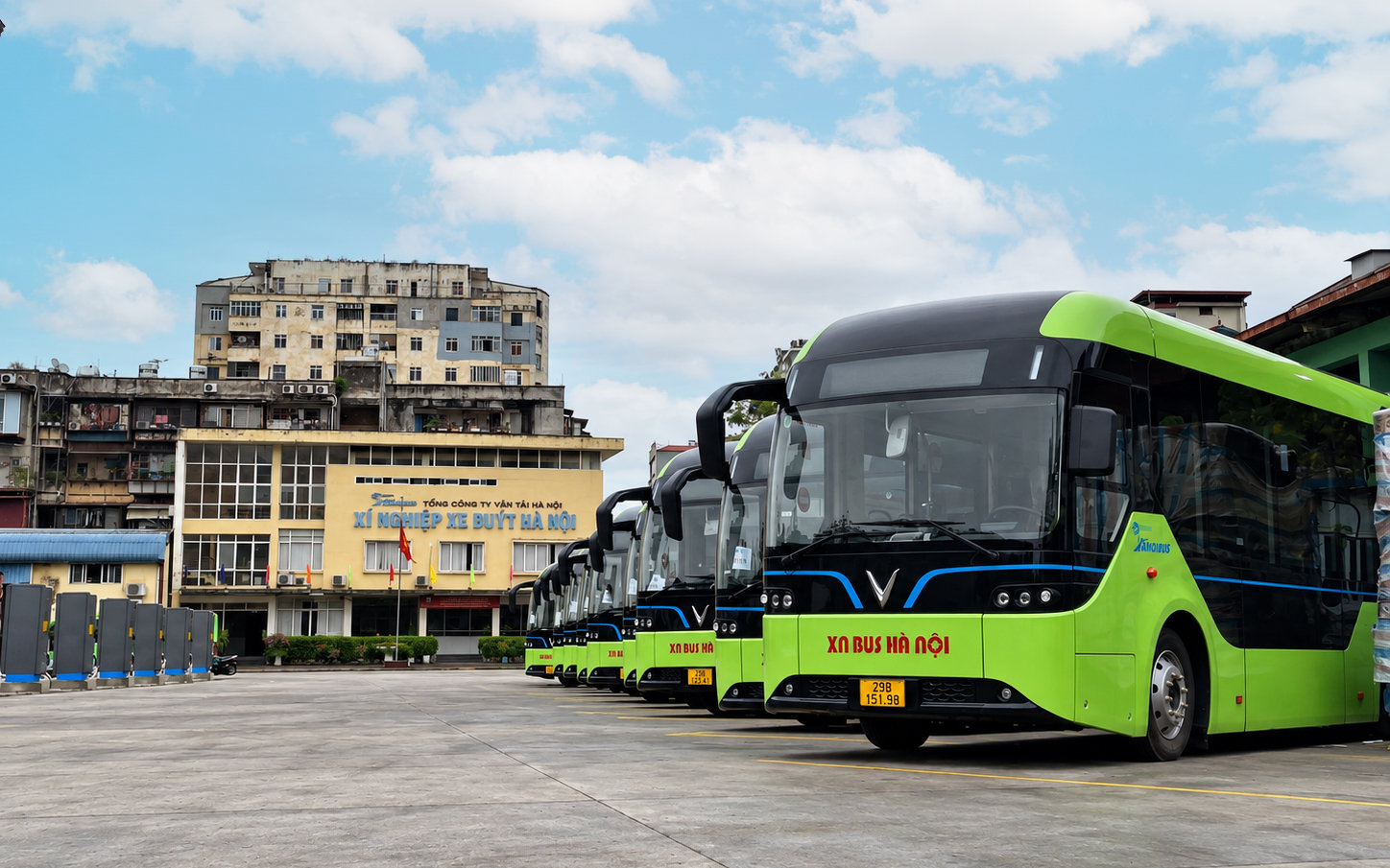 Transerco tiếp tục thay thế xe buýt điện, mở rộng tỷ lệ đoàn phương tiện xanh
